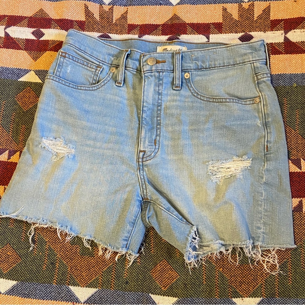 Madewell high waisted shorts